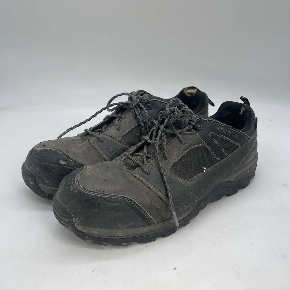 Irish Setter Red Wing Boots Mens 12 Work Safety Toe Ultra Dry Waterproof Shoes